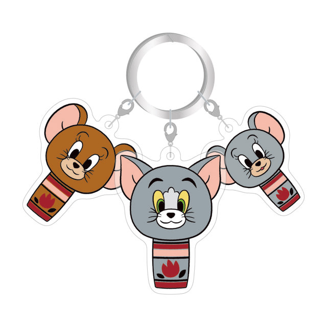 三連キーホルダー（こけし）