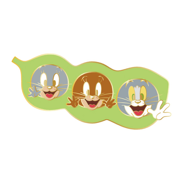 ブローチ（枝豆）