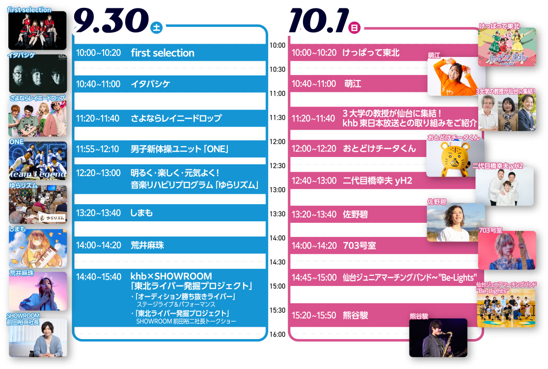 タイムテーブル