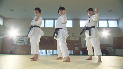 宮城県工業高校 空手道部 女子 photo02
