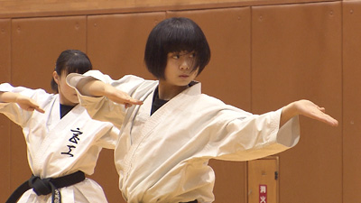 宮城県工業高校 空手道部 女子 photo03