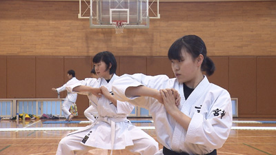 宮城県工業高校 空手道部 女子 photo04