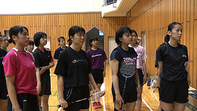 聖ウルスラ学院英智高校 女子バドミントン部 photo08