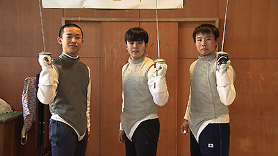 気仙沼高校フェンシング部 男子 photo01