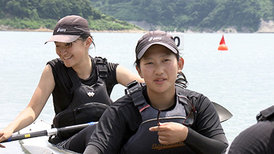 登米高校 カヌー部 女子