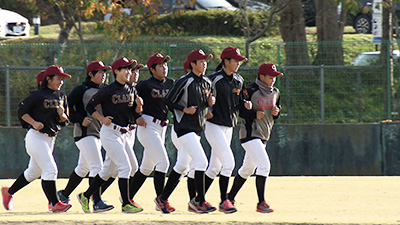 クラーク記念国際高校仙台キャンパス 女子 硬式野球部
