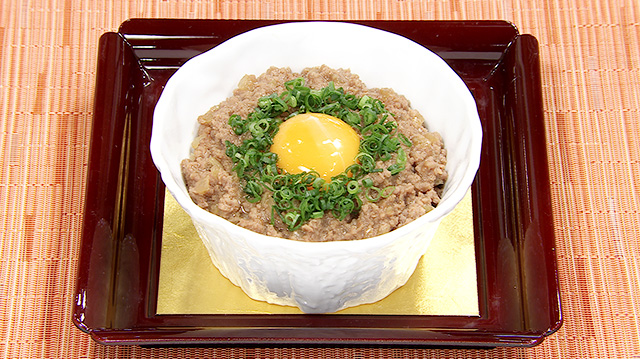 しっとりそぼろ丼