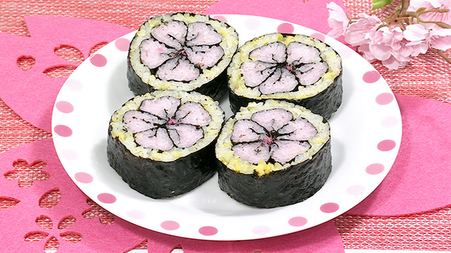 桜巻き寿司