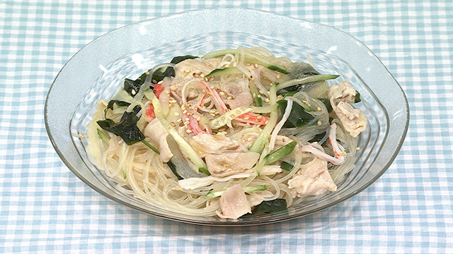 豚肉と春雨のサラダ
