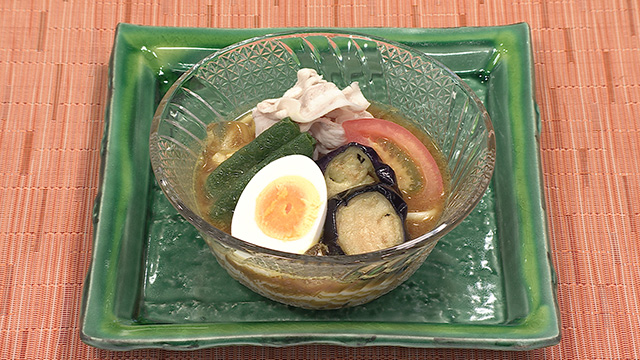 冷やしカレーうどん