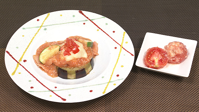 夏野菜のトマト麹仕立て