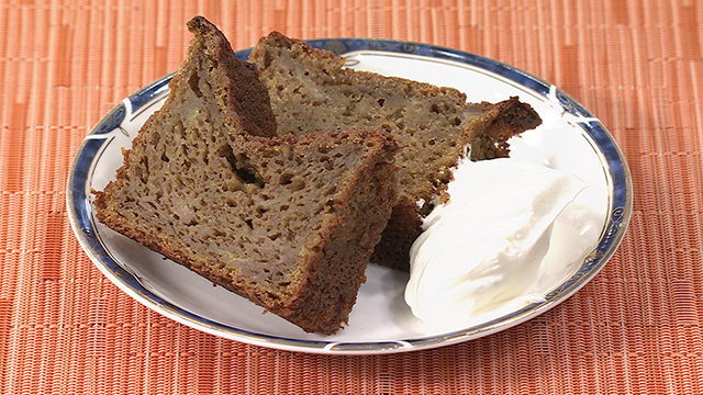 紅茶とバナナのパウンドケーキ