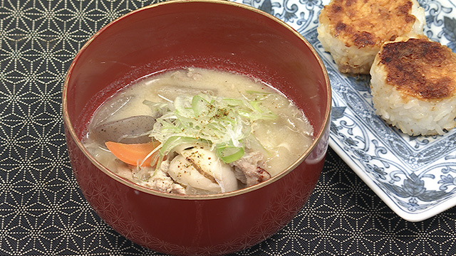 手づくり甘酒　発酵豆乳豚汁