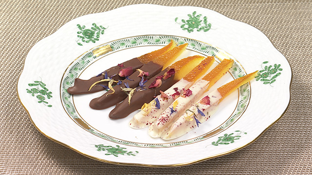 ハーブ香る八朔のオランジェット