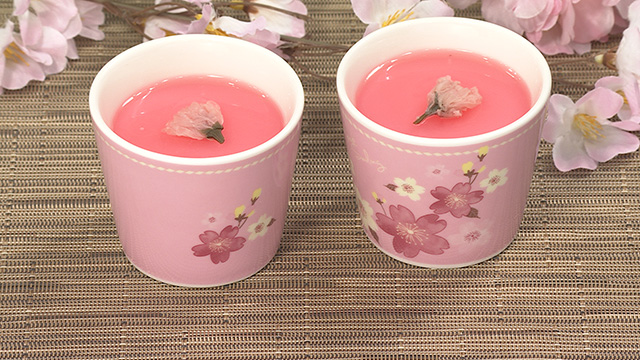 桜のブランマンジェ