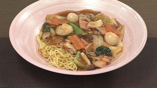 五目あんかけ焼きそば