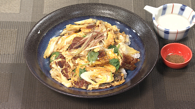 うな玉丼とろろ掛け