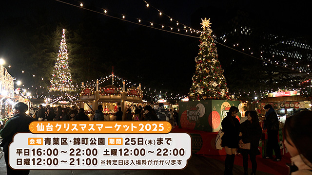 仙台クリスマスマーケット2025