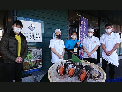 漁亭浜や「今が旬！絶品赤貝丼」