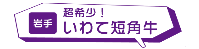 超希少！いわて短角牛