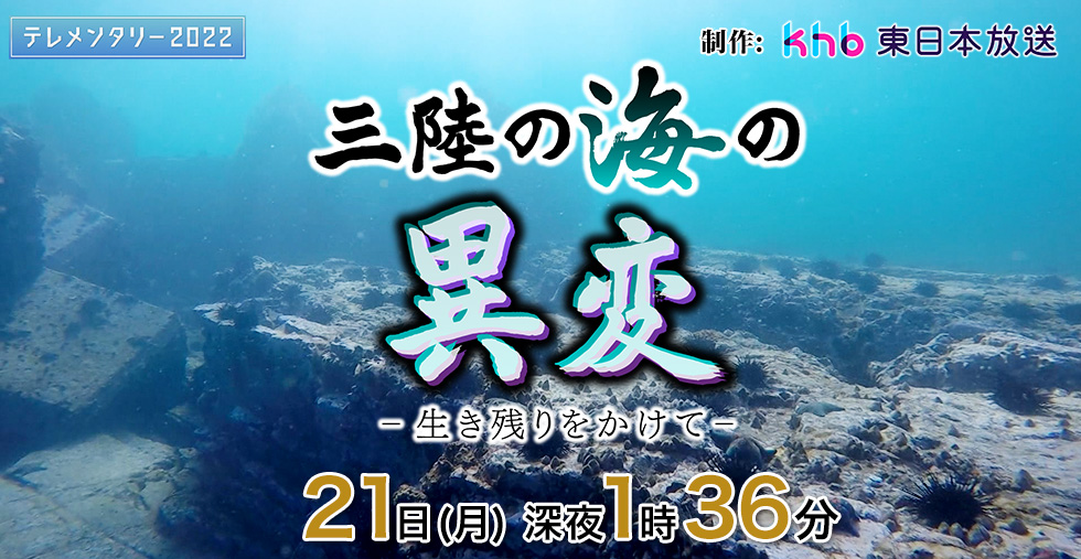 テレメンタリー2022「三陸の海の異変  ― 生き残りをかけて ―｣