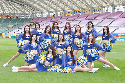 ベガルタチアリーダーズによるストレッチ教室